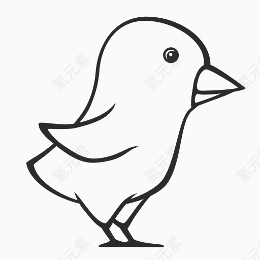 装饰性的推特鸟Amazing-twitter-birds-icons