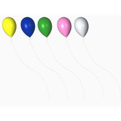 彩色气球背景