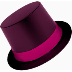 紫红色高帽