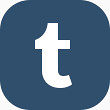 博客平面图标社会Tumblr大众化社会服务