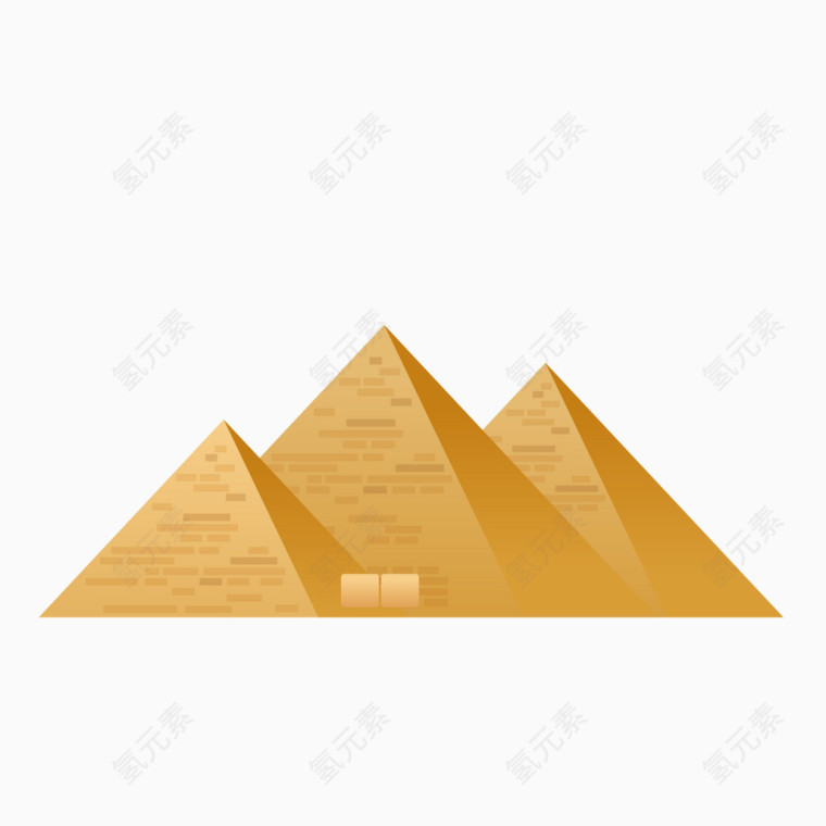 棕色金字塔