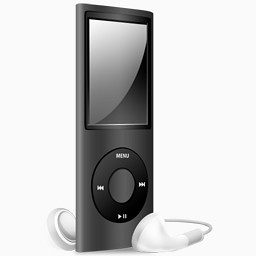 iPod纳米黑色关闭iPod Nano的色