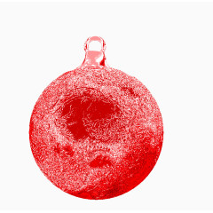 红色圣诞节装饰彩球