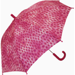 粉色豹纹雨伞