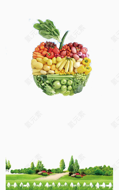 水果海报装饰图案