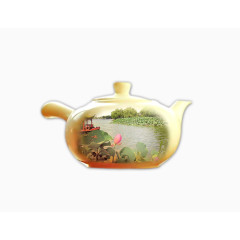 创意地产茶壶
