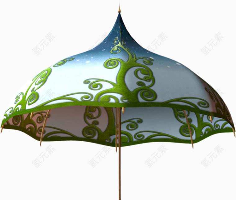 尖头雨伞