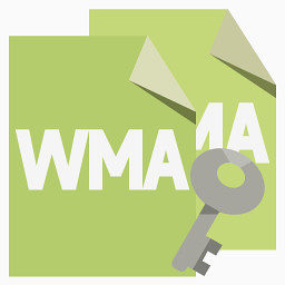 文件格式的wma关键flat-icons