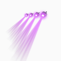 紫色灯光舞台灯光一束束灯光