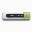 Cruzer迷你绿色帽SanDisk