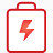 电池超级单红图标