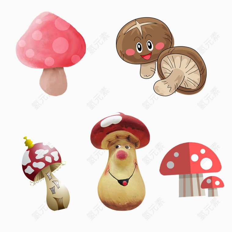 蘑菇卡通表情