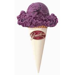 紫色甜筒