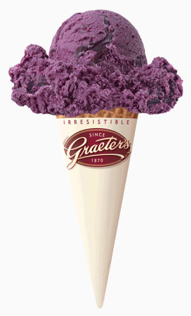 紫色甜筒