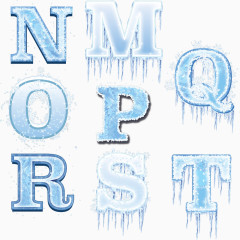 冰冻字母N-T