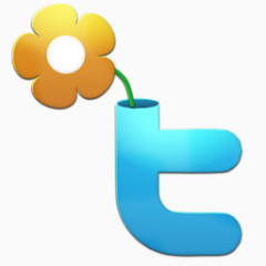 推特花spring-social-icons