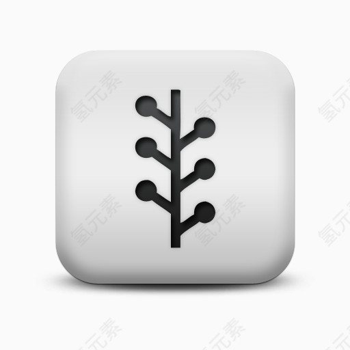 不光滑的白色的广场图标社会媒体标志标志social-media-logos-icons