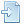 blue document import  icon