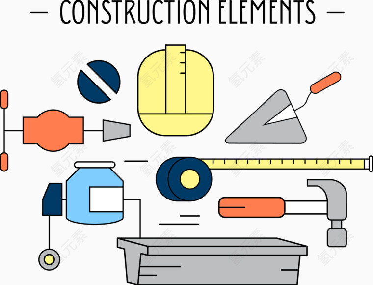 矢量建筑工具