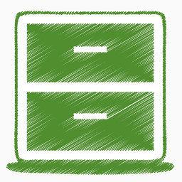 Green archive Icon