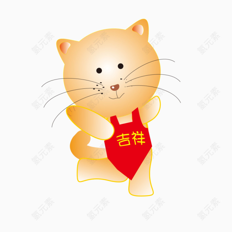 卡通吉祥猫咪