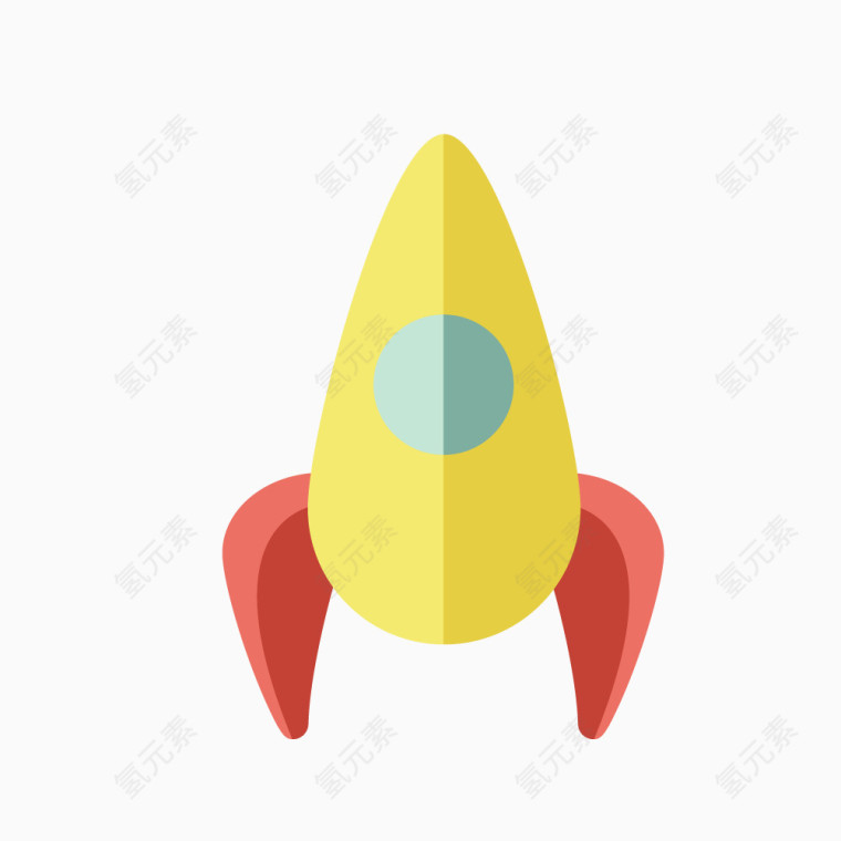 扁平化小火箭
