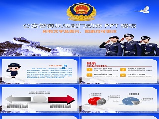 公安警察交警ppt模