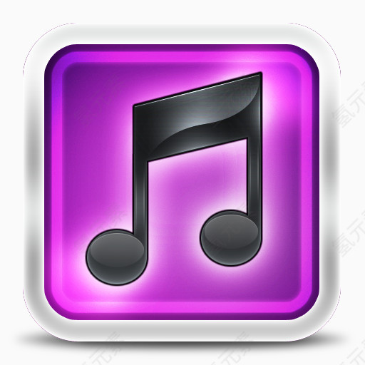 紫色的圆形的iTunes-10-replacement-icons