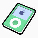 iPod纳米绿色smoothicons 13