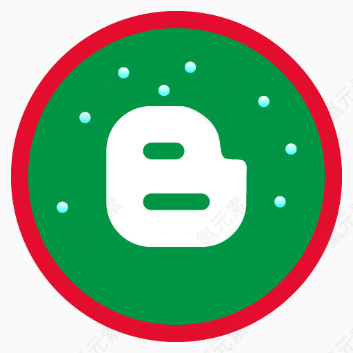 博主christmas-social-networking-icons