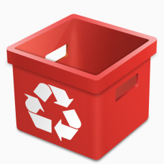红色方形文件盒