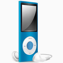 iPod纳米蓝色关闭iPod Nano的色