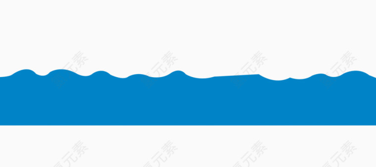 蓝色波浪式背景素材