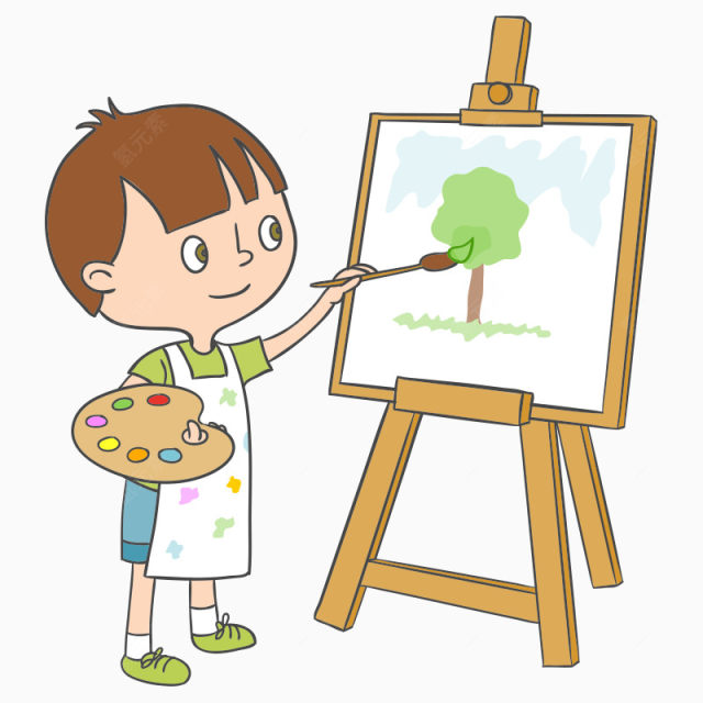 卡通儿童绘画美术下载