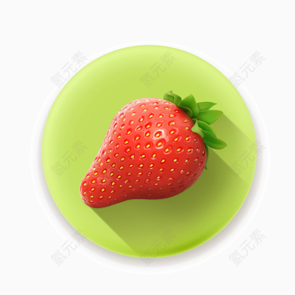 草莓图标矢量素材