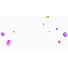 紫色球状漂浮元素
