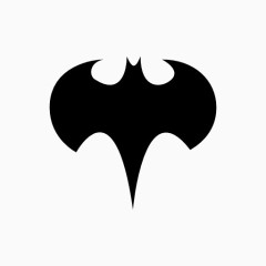 黑色蝙蝠图标
