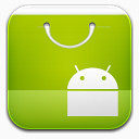 Market ics green Icon