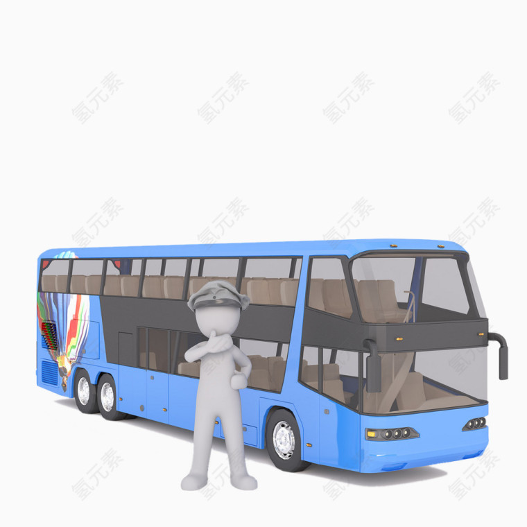 蓝色巴士