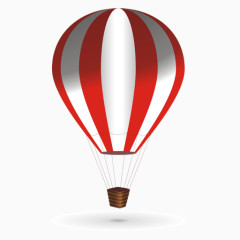 热空气气球Vacation-icons