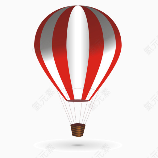 热空气气球Vacation-icons