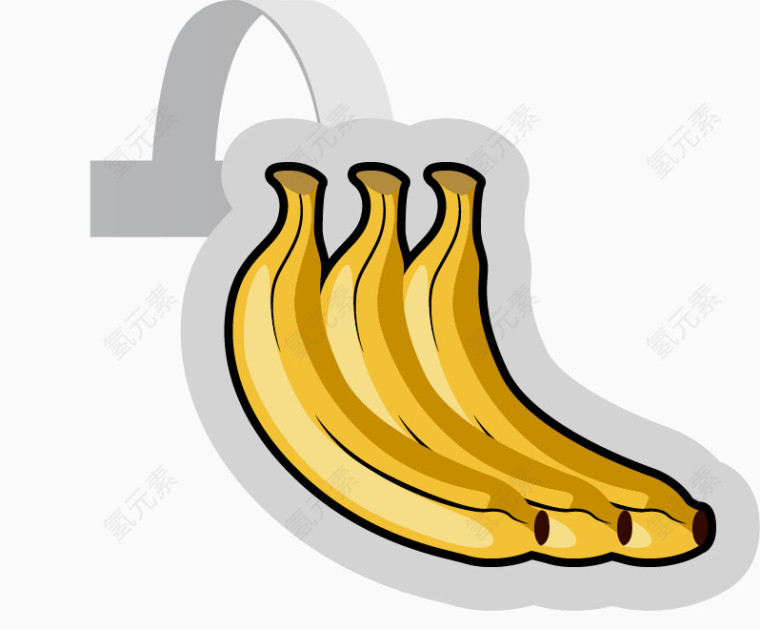 香蕉商标水果