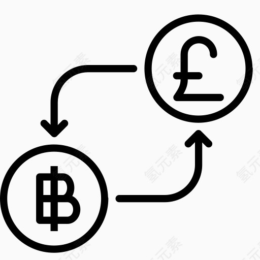 比特币转换货币金融钱英镑以货币兑换英镑的2卷