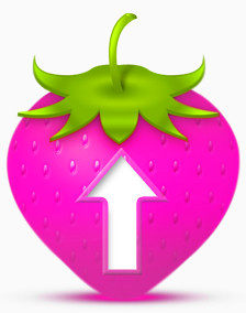 草莓strawberry-social-media-icon-set