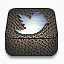 皮革推特Squared-social-icons