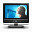 Monitor Music Video Icon