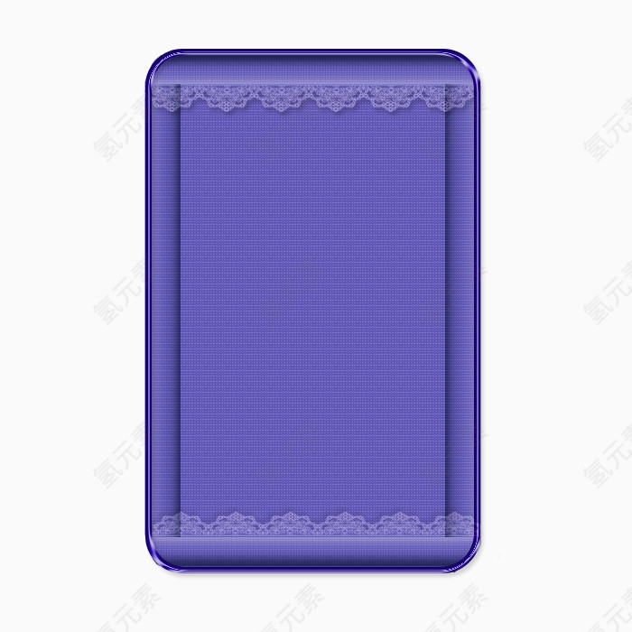 紫色蕾丝装饰边框