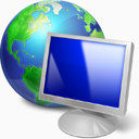 浏览器电脑地球监控屏幕Futurosoft_Icons