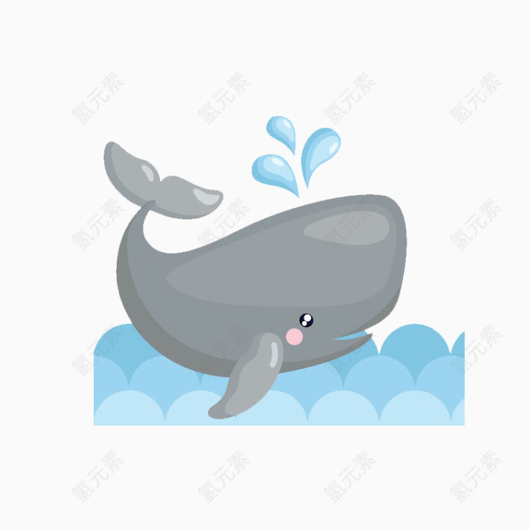 浪花  鲸鱼