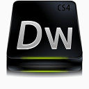 AdobeDreamweaver反恐精英黑色Adobe CS4的Web套件